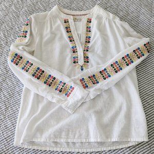 Boden Esme Embroidered Top - Size 6